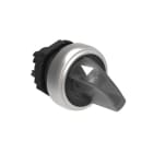 LOVATO ELECTRIC - COMMUTATEUR LUMINEUX PLATINUM SERIES CHROMED PLASTIC, 2 POSITIONS, 0 < 1 BLANC