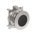 LOVATO ELECTRIC - BOUTON POUSSOIR AFFLEURANT A ACCROCHAGE SERIE PLATINUM METAL Ø30mm NOIR