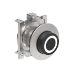 LOVATO ELECTRIC - BOUTON POUSSOIR DEPASSANT A IMPULSION SERIE PLATINUM METAL Ø30mm NOIR "0"
