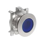 LOVATO ELECTRIC - TETE DE VOYANT SÉRIE PLATINUM Ø30mm FLAT MÉTAL, BLEU SANS ADAPTATEUR DE MONTAGE