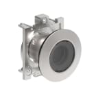 LOVATO ELECTRIC - BOUTON POUSSOIR LUMINEUX AFFLEURANT A ACCR. SERIE PLAT. FLAT METAL Ø30mm BLANC