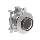 LOVATO ELECTRIC - BOUTON POUSSOIR LUMINEUX DEPASSANT A ACCR. SERIE PLAT. FLAT METAL Ø30mm BLANC