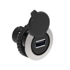 LOVATO ELECTRIC - INTERFACE DE COMM. Ø30mm PLAT. FLAT MÉT,  USB TYPE 3.0, TYPE DE connex. A/B