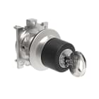 LOVATO ELECTRIC - COMMUTATEUR A CLE SÉRIE PLAT. Ø30mm FLAT MÉTAL, 3 POSITIONS, 1 - 0 - 2 CLE 520E