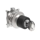 LOVATO ELECTRIC - COMMUTATEUR A CLE PLAT. Ø30mm FLAT MÉT, 3 pos, 1 - 0 < 2 CLE 3433E RETRAIT POS 1