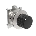 LOVATO ELECTRIC - BOUTON TOURNANT SÉRIE PLATINUM Ø30mm FLAT MÉTAL, 2 POSITIONS, 0 - 1