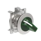 LOVATO ELECTRIC - COMMUTATEUR LUMINEUX SÉRIE PLATINUM Ø30mm FLAT MÉTAL, 2 POSITIONS, 0 - 1 VERT