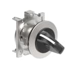 LOVATO ELECTRIC - COMMUTATEUR LUMINEUX SÉRIE PLAT. Ø30mm FLAT MÉTAL, 3 POSITIONS, 1 - 0 - 2 BLANC