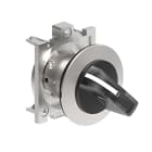 LOVATO ELECTRIC - COMMUTATEUR LUMINEUX SÉRIE PLAT. Ø30mm FLAT MÉTAL, 3 POSITIONS, 1 - 0 < 2 BLANC