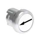 LOVATO ELECTRIC - Bouton poussoir affleurant a impulsion serie platinum metal Ø22mm blanc "?"
