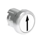 LOVATO ELECTRIC - Bouton poussoir affleurant a impulsion serie platinum metal Ø22mm blanc "?"