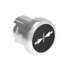 LOVATO ELECTRIC - Bouton poussoir affleurant a impulsion serie platinum metal Ø22mm noir "? ??"