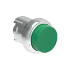LOVATO ELECTRIC - Bouton poussoir depassant a impulsion serie Platinum metal Ø22mm vert