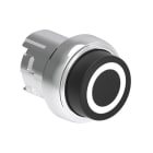 LOVATO ELECTRIC - Bouton poussoir depassant a impulsion serie Platinum metal Ø22mm noir "0"