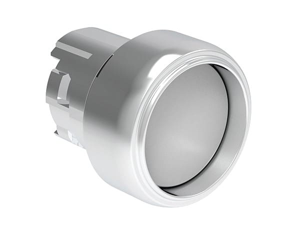 LOVATO ELECTRIC - Bouton poussoir rentrant a impulsion serie Platinum metal Ø22mm blanc