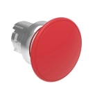 LOVATO ELECTRIC - Bouton "coup de poing" impulsion série Platinum Ø22mm métal Ø40mm, rouge