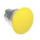 LOVATO ELECTRIC - Bouton "coup de poing" impulsion série Platinum Ø22mm métal Ø40mm, jaune
