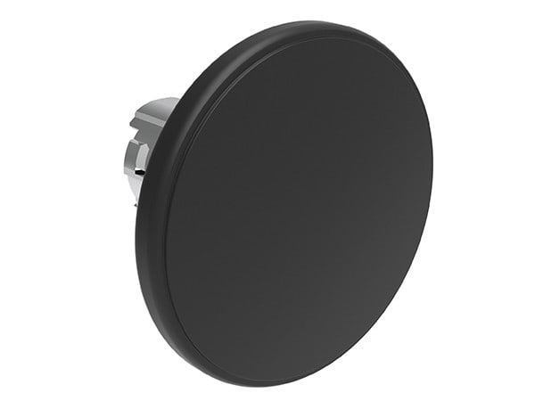LOVATO ELECTRIC - Bouton "coup de poing" impulsion série Platinum Ø22mm métal Ø60mm, noir