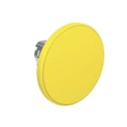 LOVATO ELECTRIC - Bouton "coup de poing" impulsion série Platinum Ø22mm métal Ø60mm, jaune