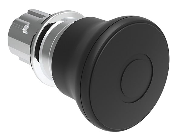 LOVATO ELECTRIC - Bouton "coup de poing" tirer xdeverouiller MÉT, Ø40mm. xarrêt normal. Noir