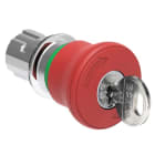 LOVATO ELECTRIC - Bouton "coup de poing" MÉT tourner la clé xdeverouiller Ø40mm. xarrêt normal