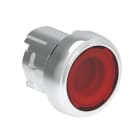LOVATO ELECTRIC - Bouton poussoir lumineux affleurant a accrochage serie PLAT. metal Ø22mm rouge