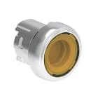 LOVATO ELECTRIC - Bouton poussoir lumineux affleurant a accrochage serie PLAT. metal Ø22mm jaune