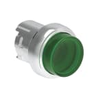 LOVATO ELECTRIC - Bouton poussoir lumineux depassant a accrochage serie Platinum metal Ø22mm vert
