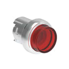 LOVATO ELECTRIC - Bouton poussoir lumineux depassant a accrochage serie Platinum metal Ø22mm rouge