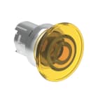 LOVATO ELECTRIC - Bouton "coup de poing" lumineux a impulsion série PLAT. Ø22mm métal Ø40mm. Jaune
