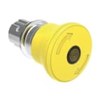 LOVATO ELECTRIC - Bouton "coup de poing" lum. touchetourner x deverouil,Ø30mm. xarrêt normal jaune