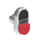 LOVATO ELECTRIC - Bouton poussoir double touche indicat lum. blanc 1 affleurant + 1 depassant