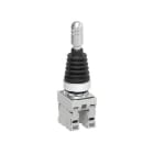LOVATO ELECTRIC - Joystick Ø22mm PLAT. MÉT, sans verrouil. mecan. + contact aux., instab., 2 NO