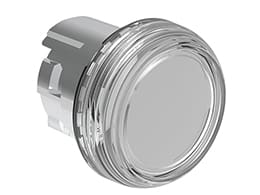 LOVATO ELECTRIC - Tete de voyant série Platinum Ø22mm métal, transparent sans adaptateur de Mont