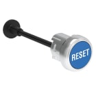 LOVATO ELECTRIC - Bouton RESET mecanique affleurant bleu + marquage "RESET"