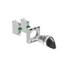 LOVATO ELECTRIC - KIT Commutateur-sélecteur MÉTlique à IMP, 3 pos, 1>0-<2 avec socle de fix