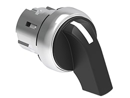 LOVATO ELECTRIC - Commutateur a crosse série Platinum Ø22mm métal, 3 positions, 1 - 0 < 2