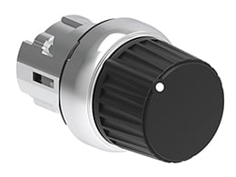 LOVATO ELECTRIC - Bouton tournant série Platinum Ø22mm métal, 2 positions, 0 - 1