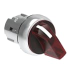 LOVATO ELECTRIC - Commutateur lumineux série Platinum Ø22mm métal, 2 positions, 0 < 1 rouge
