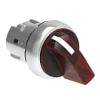 LOVATO ELECTRIC - Commutateur lumineux série Platinum Ø22mm métal, 2 positions, 0 - 1 rouge
