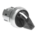LOVATO ELECTRIC - Commutateur lumineux série Platinum Ø22mm métal, 2 positions, 0 < 1 blanc