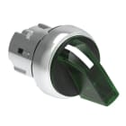 LOVATO ELECTRIC - Commutateur lumineux série Platinum Ø22mm métal, 3 positions, 1 - 0 - 2 vert
