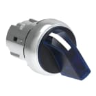 LOVATO ELECTRIC - Commutateur lumineux série Platinum Ø22mm métal, 3 positions, 1 - 0 - 2 bleu