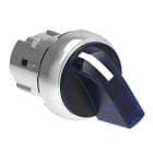 LOVATO ELECTRIC - Commutateur lumineux série Platinum Ø22mm métal, 3 positions, 1 > 0 - 2 bleu