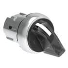 LOVATO ELECTRIC - Commutateur lumineux série Platinum Ø22mm métal, 3 positions, 1 > 0 < 2 blanc