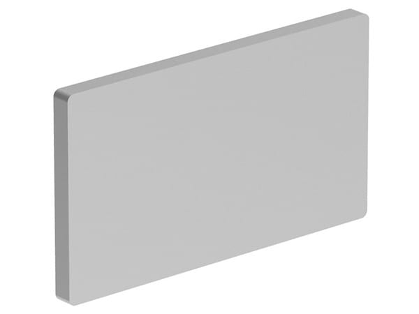 LOVATO ELECTRIC - ÉTIQUETTE EN PLASTIQUE ARGENTÉ GRAVABLE À UTILISER AVEC LE SUPPORT LPX AU105