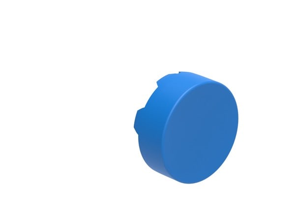 LOVATO ELECTRIC - CAPUCHON POUR BOUTON DEPASSANT A IMPULSION OU ACCROCHAGE BLEU