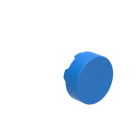 LOVATO ELECTRIC - CAPUCHON POUR BOUTON DEPASSANT A IMPULSION OU ACCROCHAGE BLEU
