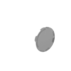 LOVATO ELECTRIC - LENTILLE AFFLEURANTE POUR BOUTON A IMPULSION ET ACCROCHAGE LUMINEUX BLANCHE