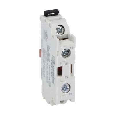LOVATO ELECTRIC - Élément de contact double Ø22mm série Platinum, 2NF. Bornes à vis